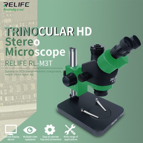 Microscopio Trinocular RELIFE-M3T-B1 (tres tubos)