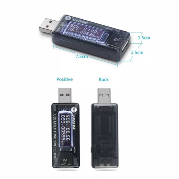 Shunshine SS-302A Digital pantalla USB probador de voltaje