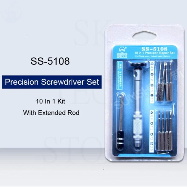 Sunshine SS-5108 Kit de destornilladores 10 en 1