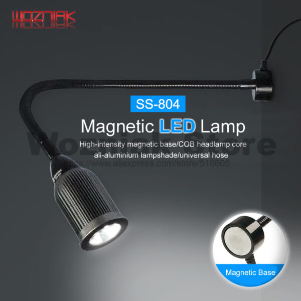Sunshine SS-804 lámpara de mesa LED con pantalla de aluminio