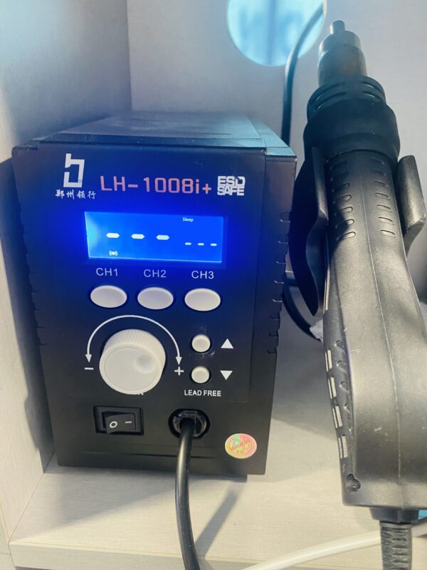 LH-1008I+ Estación de soldadura de retrabajo, pistola de calor con pantalla Digital MISMA POTENCIA QUE QUICK2008