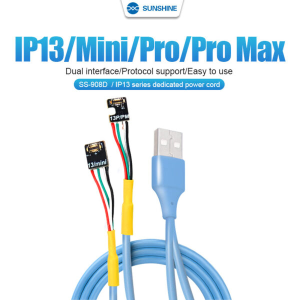 SUNSHINE SS-908D Cable de alimentacion para iphone 13/13mini/13pro/13pro max