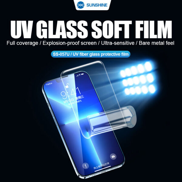 Ss-057u sunshine hidrogel UV de maquina 25u/caja con luz en caja